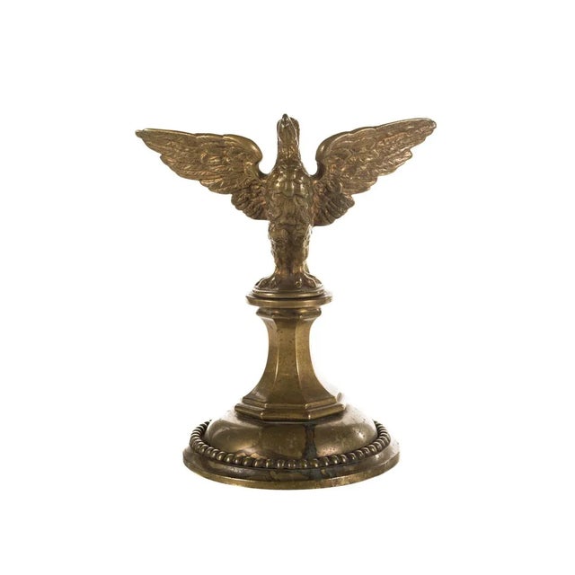 19thC. Federal Bronze Eagle Finial Chairish