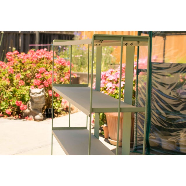 MidCentury Modern Metal Shelf Chairish