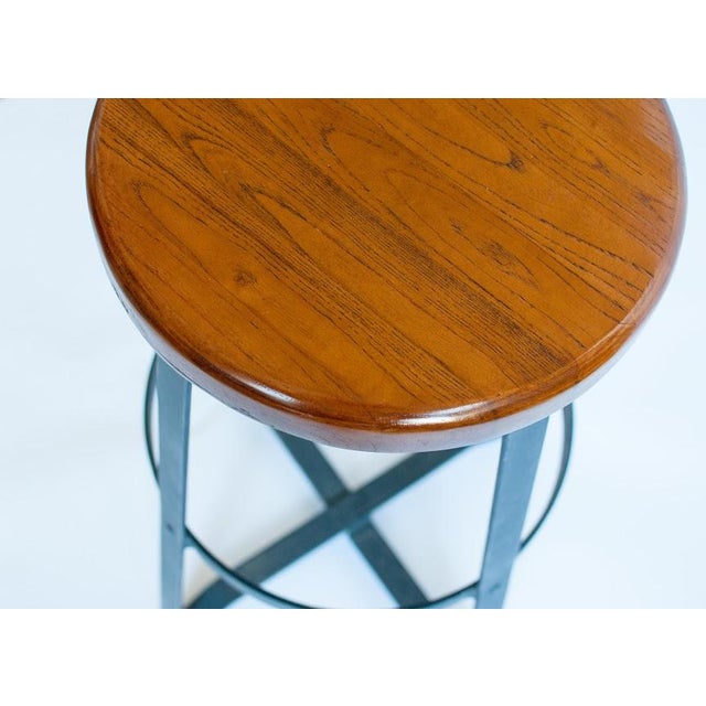 West Elm Rustic Bar Stools Set of 3 Chairish