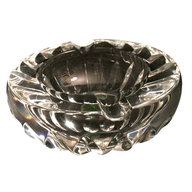 Vintage French Baccarat Crystal Ashtray Chairish