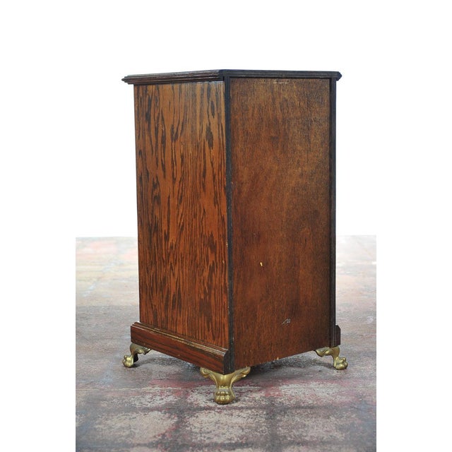 Slot Machine, Original Oak Stand Chairish