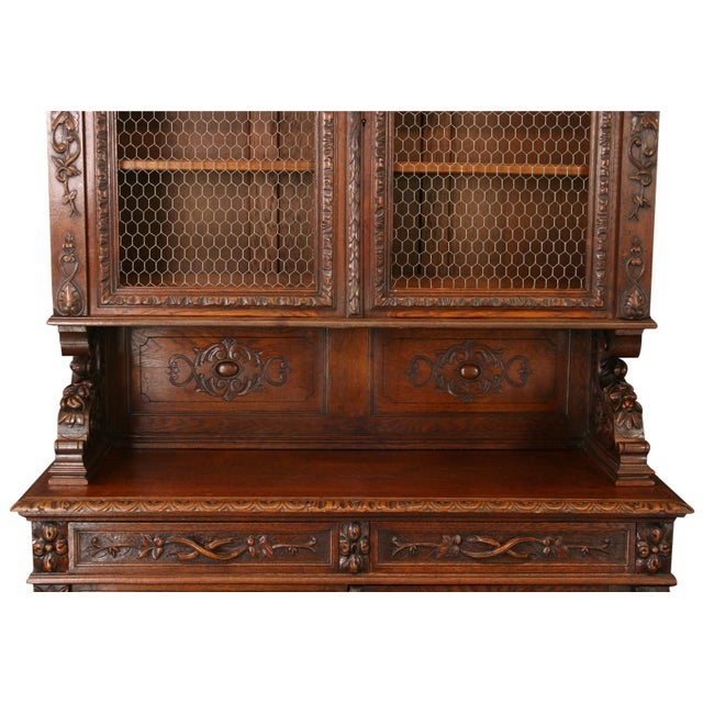 Antique French Buffet Wine Hutch 1880 Chairish