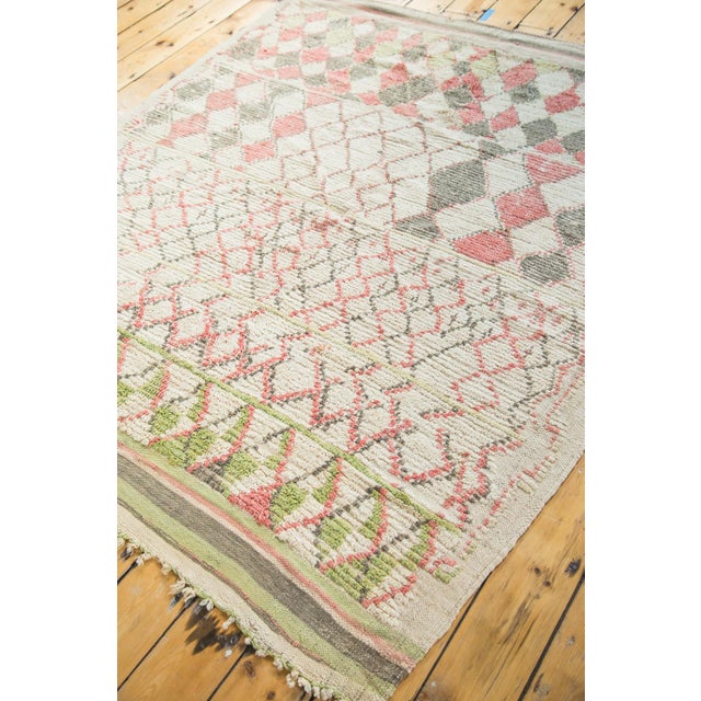 Vintage Moroccan Square Rug 5'8" X 5'9" Chairish