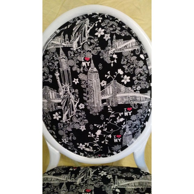 NYC Themed Wooden Custom Chair Chairish