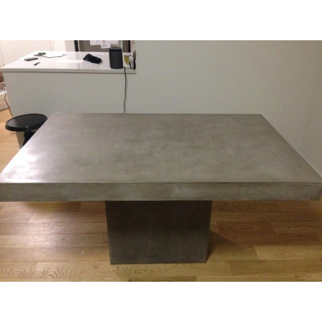 CB2 Fuze Concrete Dining Table | Chairish