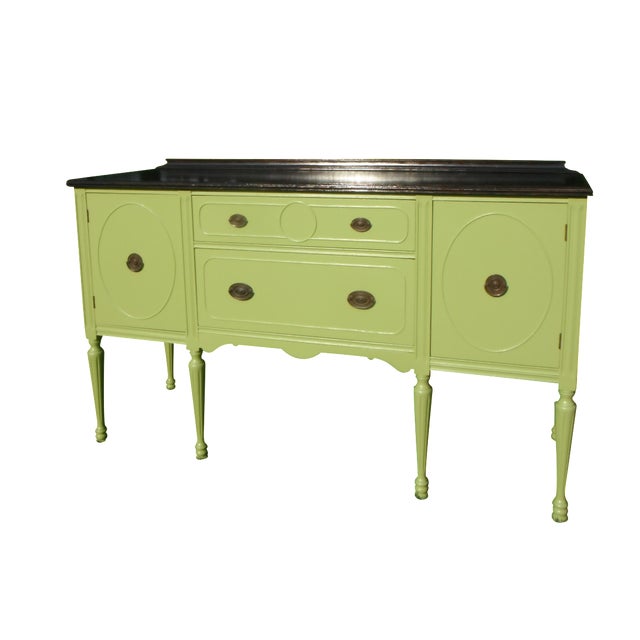 Vintage Green Buffet/Sideboard Chairish