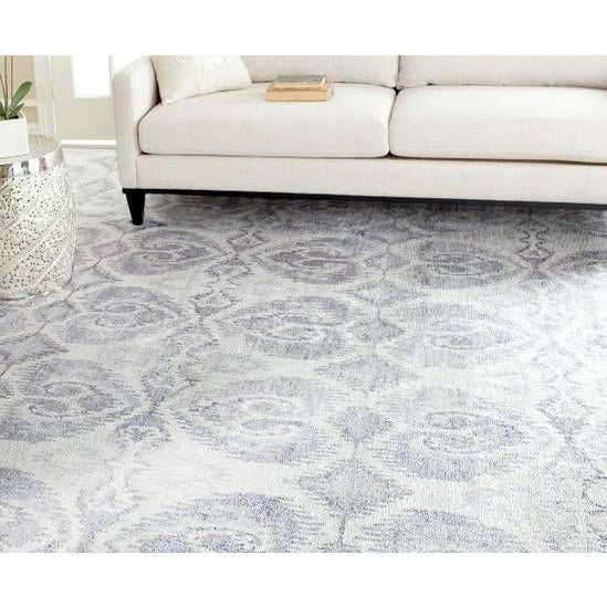 Safavieh Grey Wool Ikat Rug 8' x 10' Chairish
