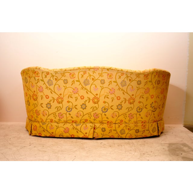 Yellow Floral Loveseat Chairish