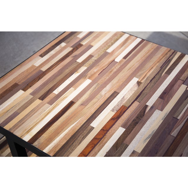 Wood Inlay Coffee Table Chairish