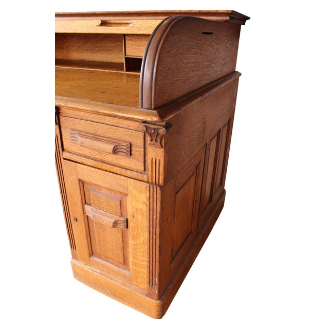 RollTop Desk With Secret Compartments Chairish