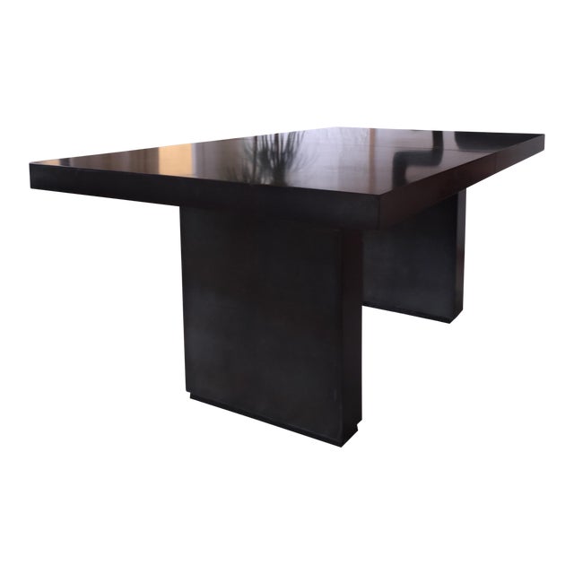 Industrial T Shaped Extension Dining Table Chairish