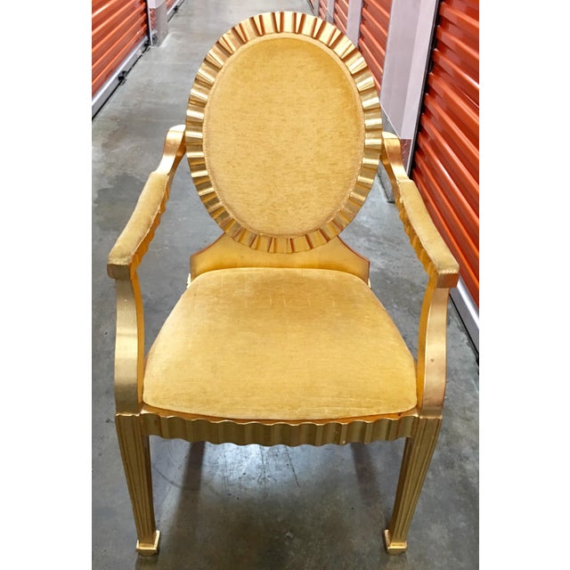 Gold Leaf Chair Chairish