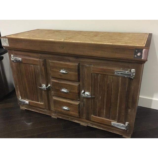 Williams Sonoma French Farmhouse Kitchen Island Chairish