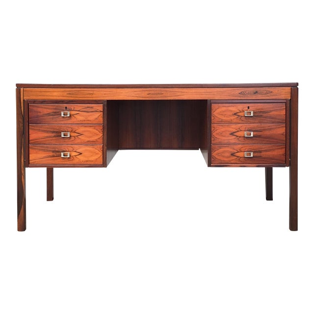 MidCentury Rosewood Executive Desk Chairish