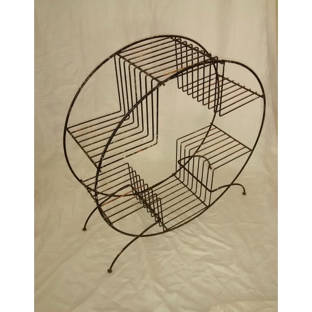 Mid Century Modern Wire Plant Stand Shelf Chairish