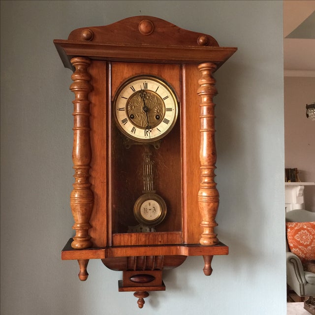 Antique German Wall Clock Chairish