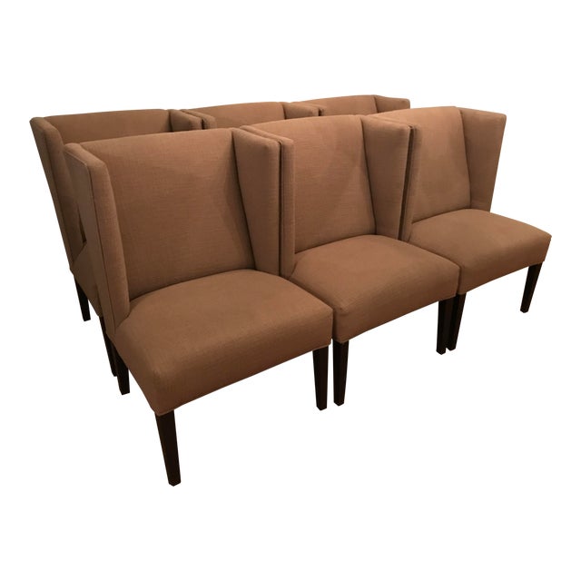 Z Gallerie Wingback Dining Chairs - Set of 6 | Chairish