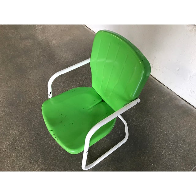 Vintage Metal Clamshell Spring Rocker / Bouncer / Springer Chair Chairish