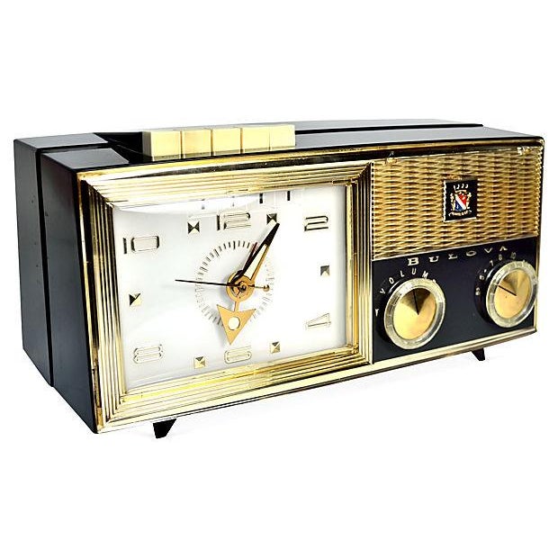 Bulova Clock Radio Chairish