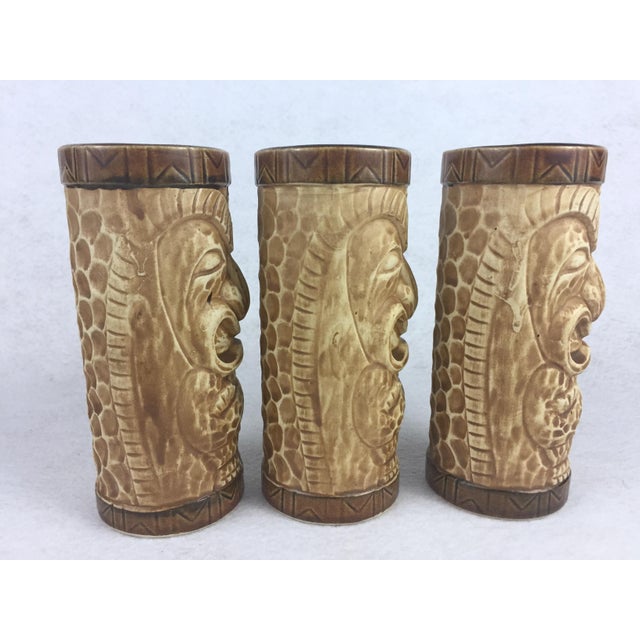Vintage Tiki Barware Glasses Set of 3 Chairish