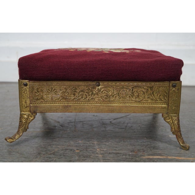 Victorian Aesthetic Brass Footstools, Attributed to Charles Parker A