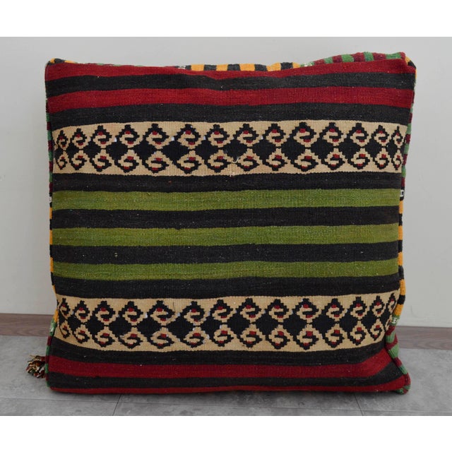 Turkish Handmade Floor Cushion Cover - 30? X 30? Chairish