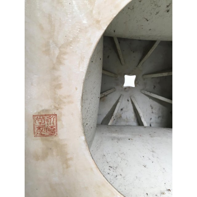 Chinese Ceramic Garden Bench or Side Table Chairish