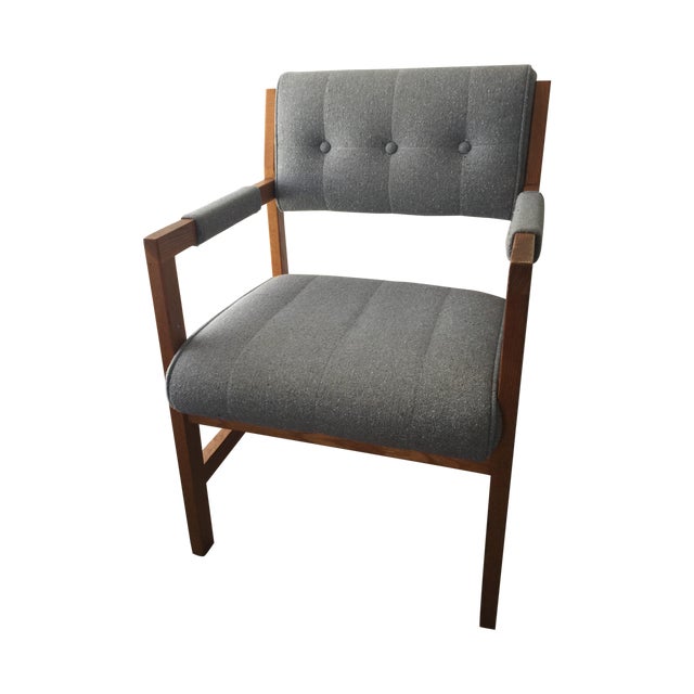 Mid Century Modern Wooden Chair  Chairish