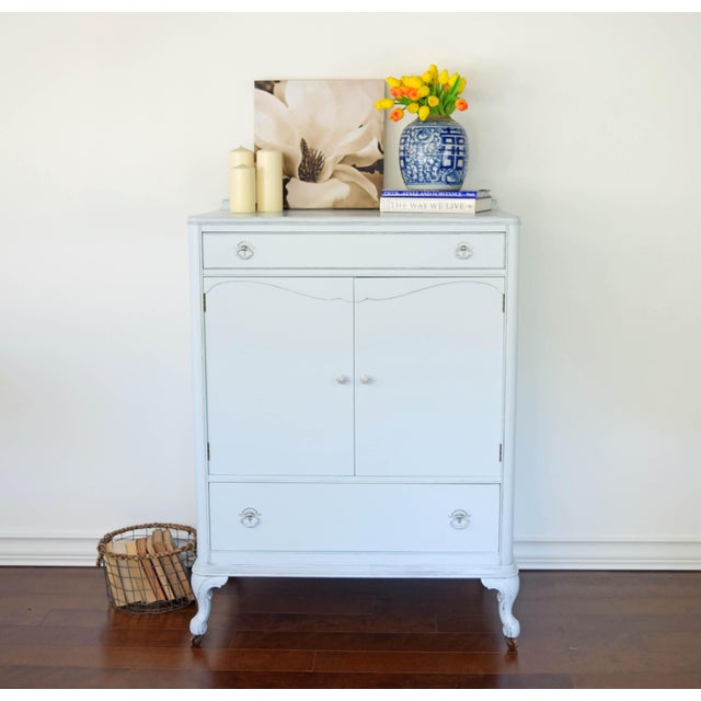 Light Blue Highboy Dresser Chairish