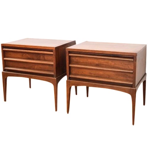 MidCentury Lane Rhythm Nightstands Pair Chairish
