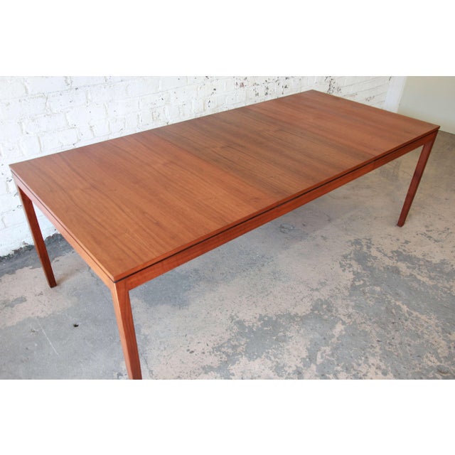 1957 Vintage Florence Knoll for Knoll International Walnut Extension