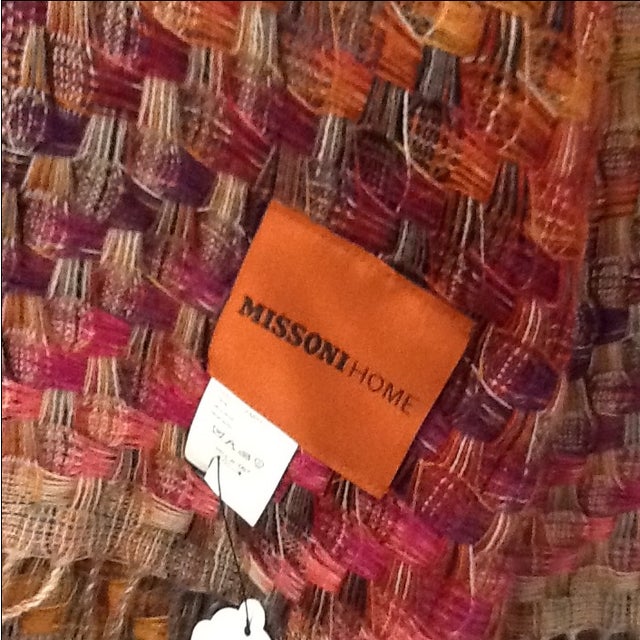 Missoni Home 'Husky' Pink & Purple Throw Chairish