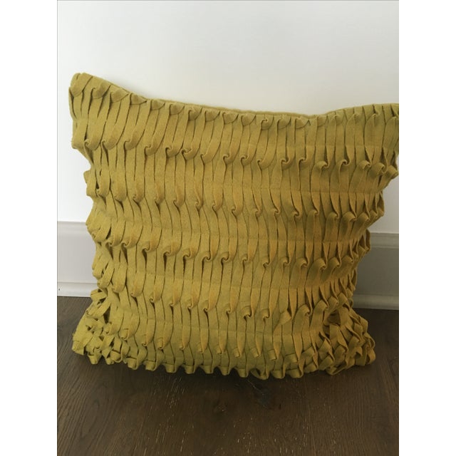 West Elm Decorative Pillow, Mustard Toned - 2 Chairish