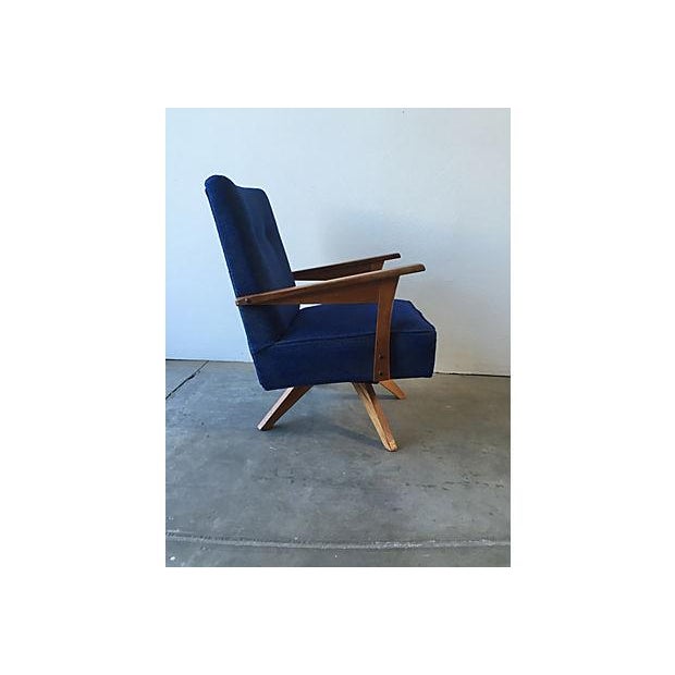 Mid-Century Rocker Swivel Chair | Chairish