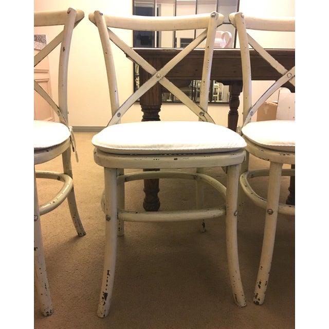 Hd Buttercup White Restoration Hardware Style Bentwood XBack Dining