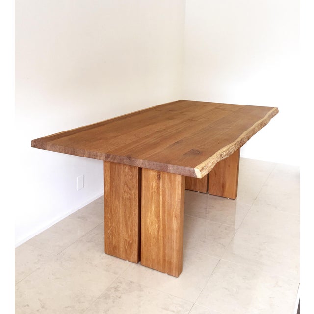 White Oak Slab Live Edge Dining Table Chairish
