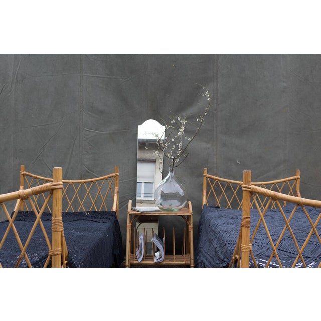 Vintage Bamboo Bunk Beds Chairish