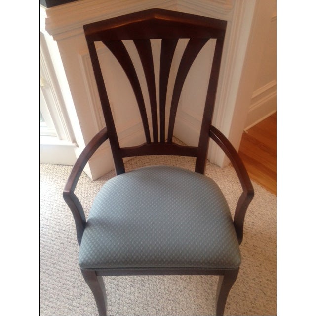 Ethan Allen Medallion Collection Table & 6 Chairs Chairish