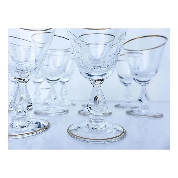Fostoria Crystal Cordial Glasses Set of 10 Chairish