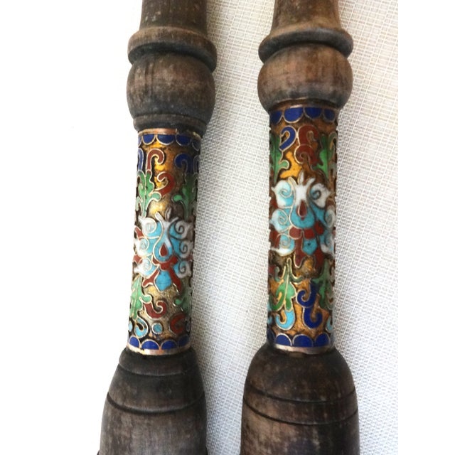 Enameled Wood Calligraphy Brushes A Pair Chairish