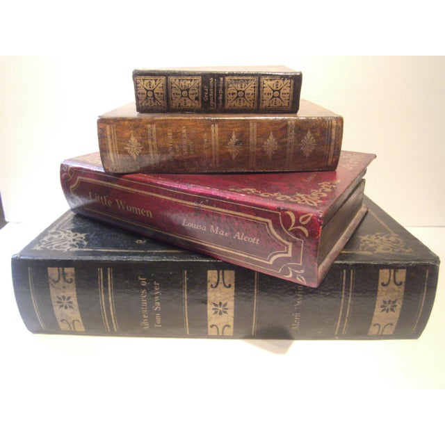 Faux Book Boxes Set of 4 Chairish