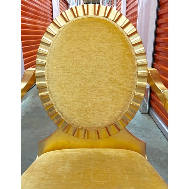 Gold Leaf Chair Chairish