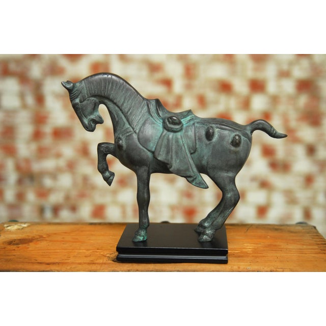 Vintage Bronze Chinese Tang Dynasty Horse Statue Chairish