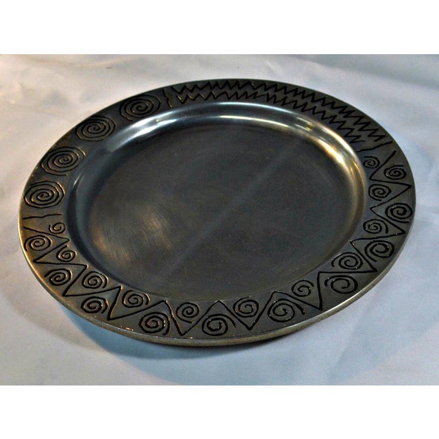 Wilton Co. Pewter Decorative Tray Chairish