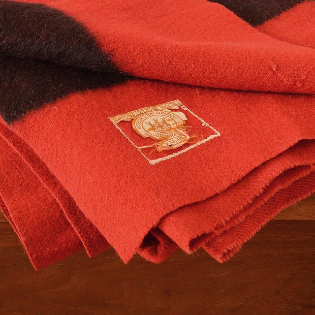 Original Antique Hudson's Bay Point Blanket Chairish