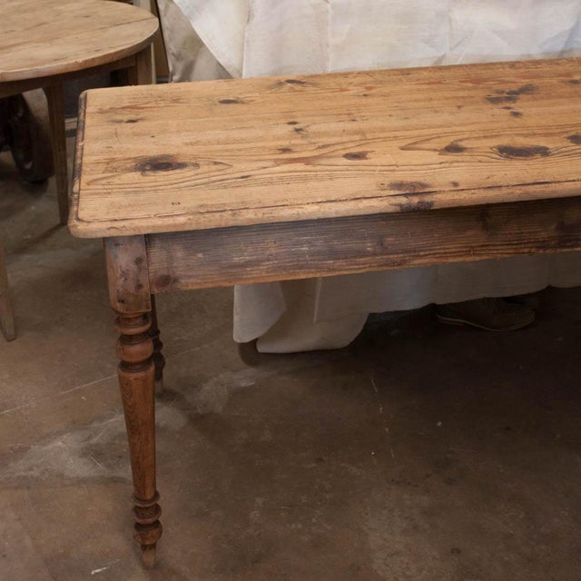 Vintage French Spindle Leg Table Chairish