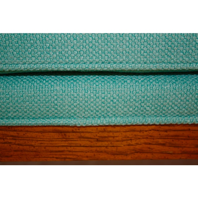 MidCentury Tufted Turquoise Bench Chairish