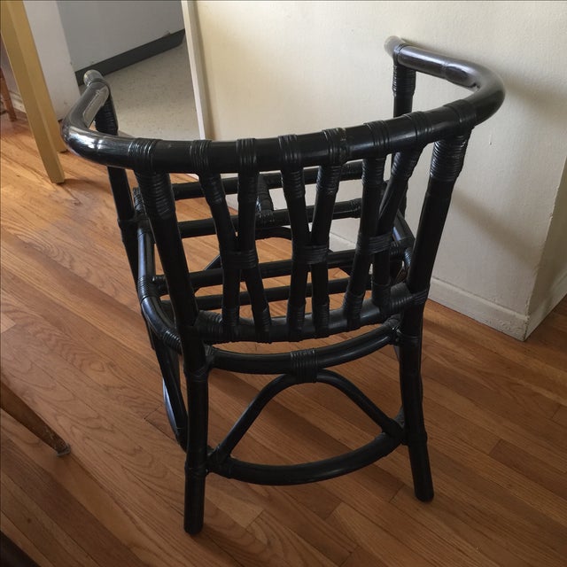 Asian Chinoiserie Bamboo Chair Chairish