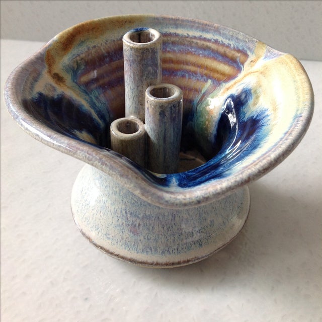 Studio Pottery Ikebana Vase Chairish