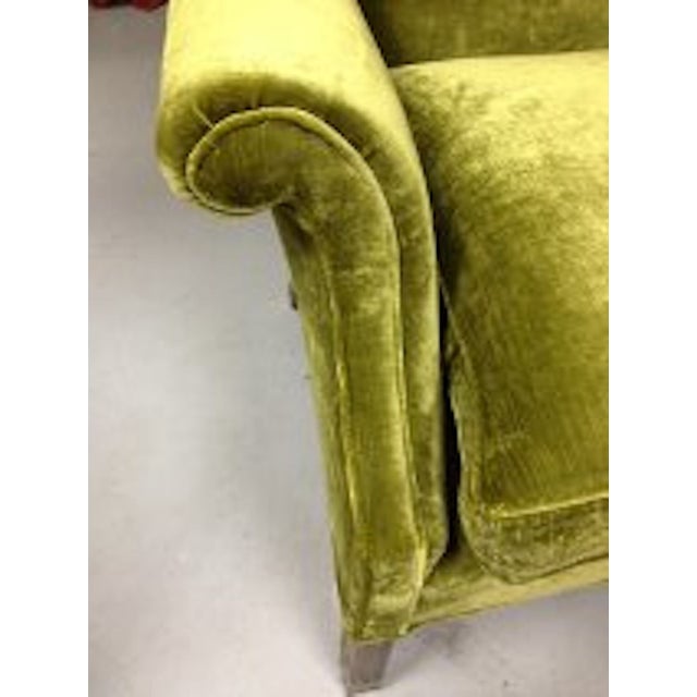 Vintage Green Velvet Sofa Chairish